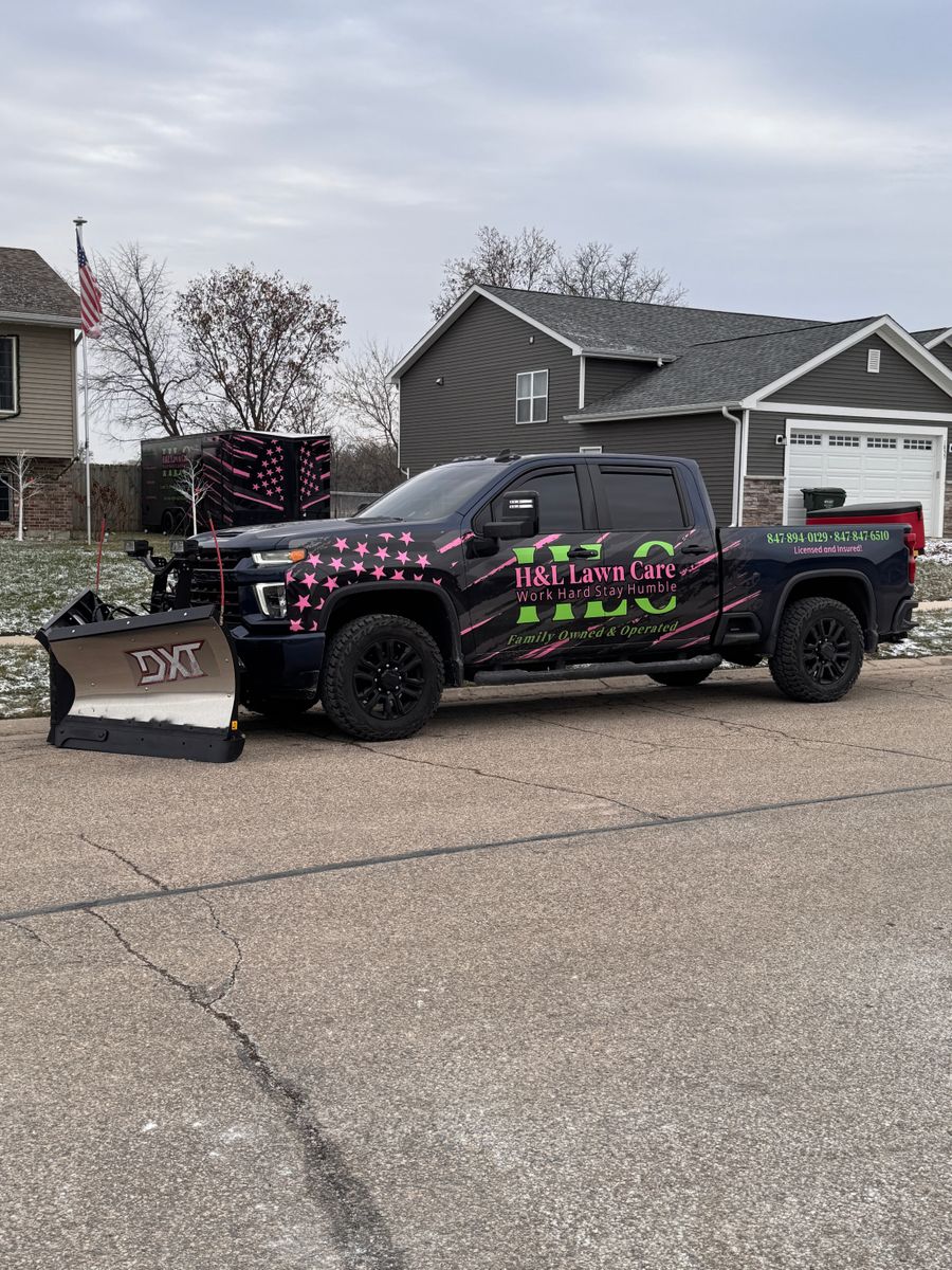Snow Plowing for H&L Lawn Care LLC in Twin Lakes, WI