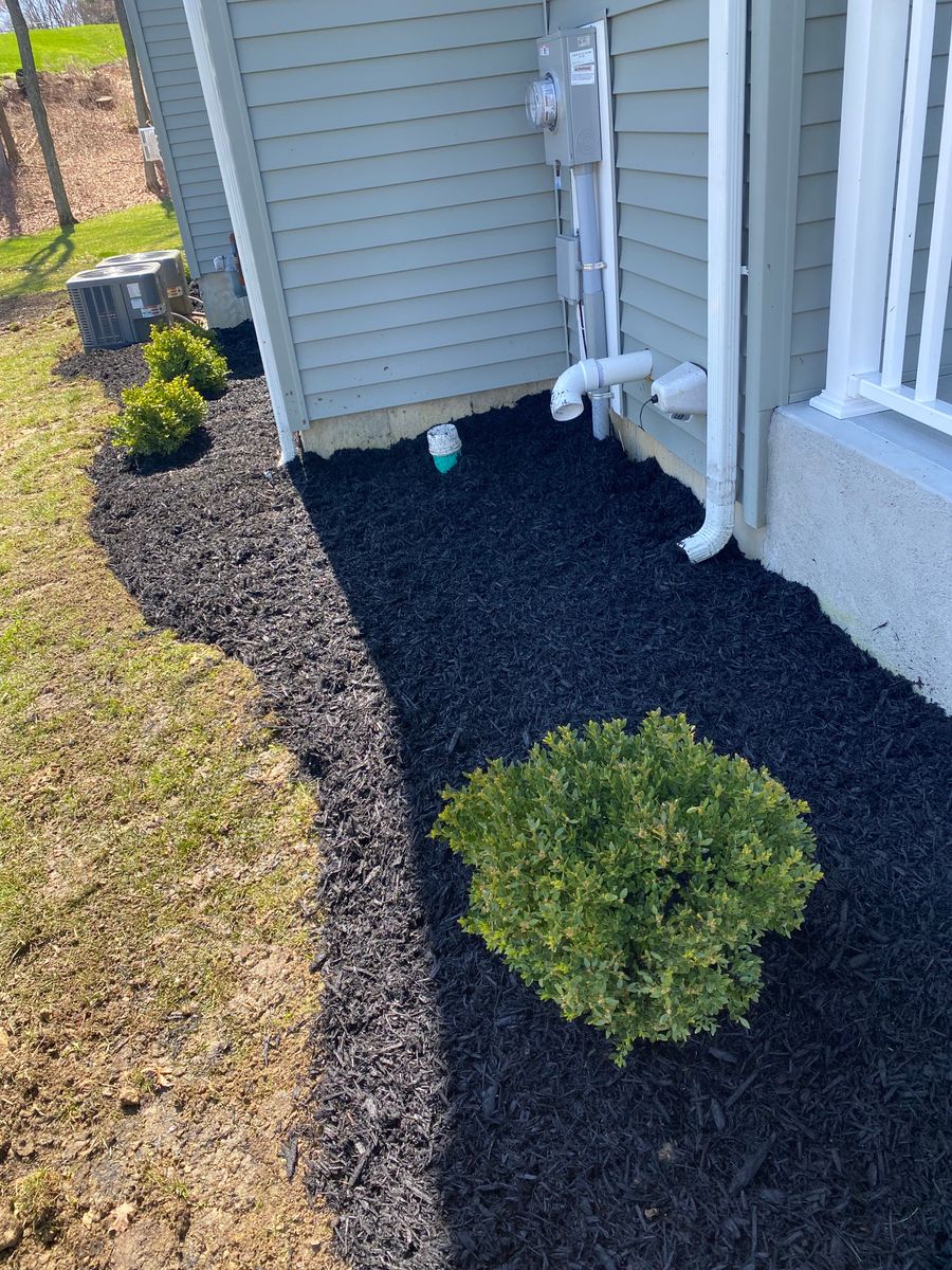 Mulch Installation for Quiet Acres Landscaping in Dutchess County, NY