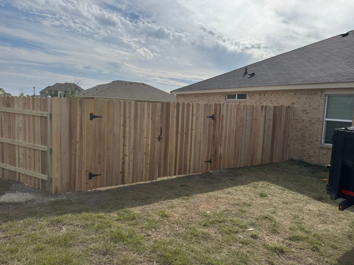 Fence Installation for FBR Welder & Construction in Gatesville, TX