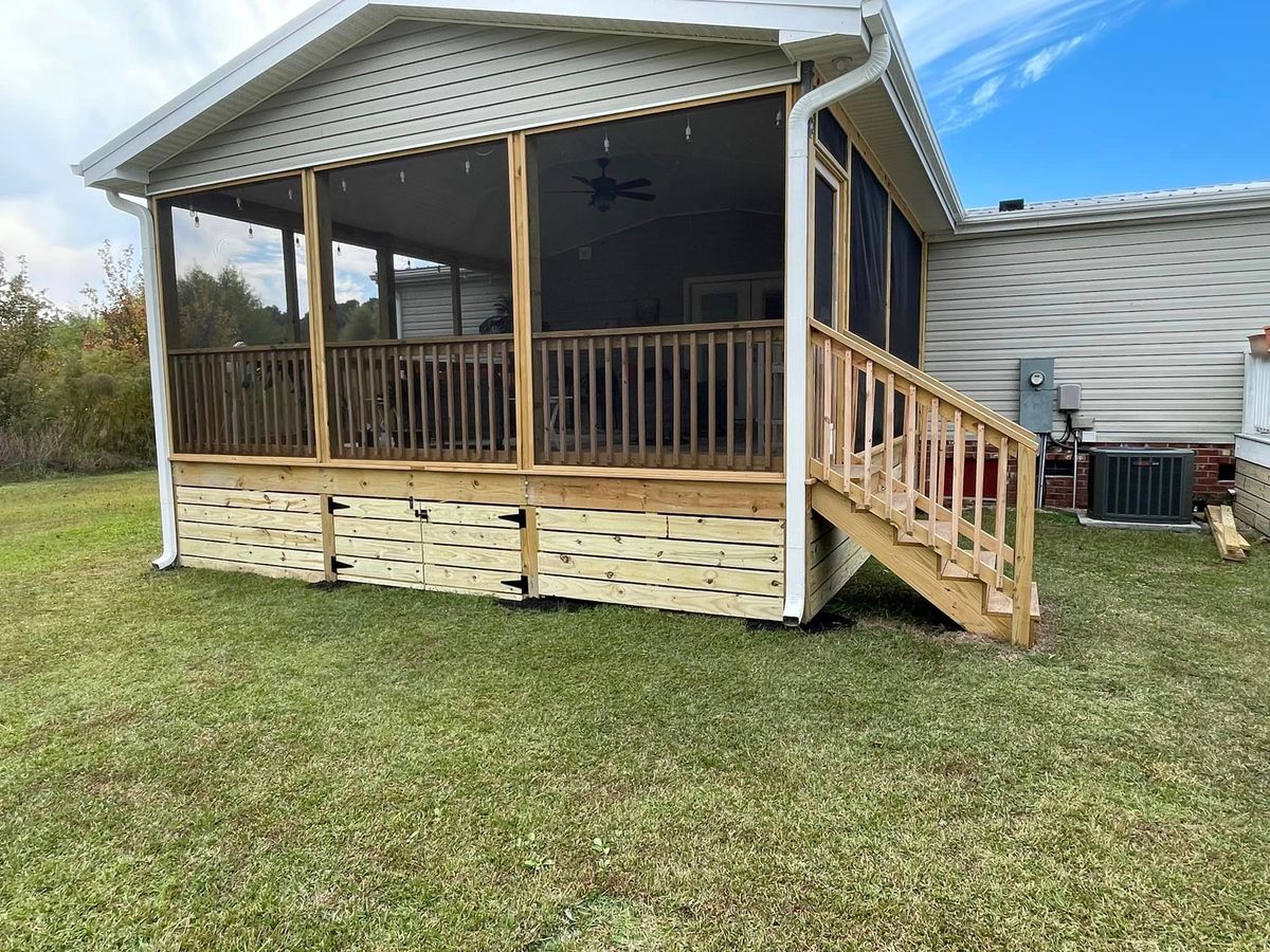 Carpentry for South Banks Builders LLC in Newport, NC