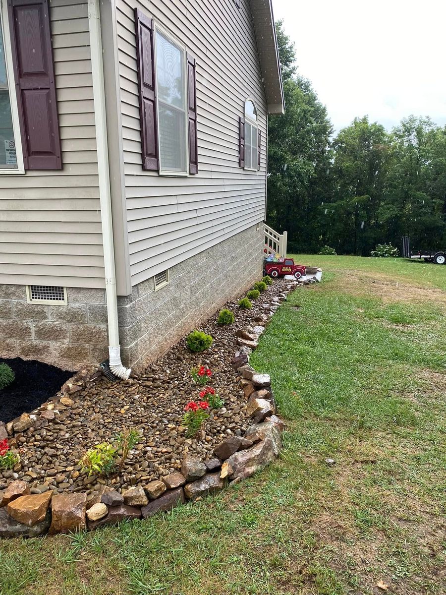 Landscape Design & Install for Simmons Brothers Investments in Pounding Mill, VA