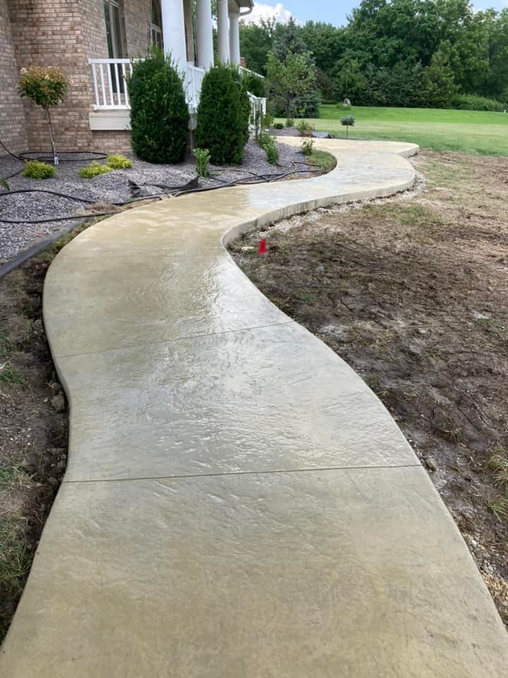 Sidewalk Installation for Kruse Concrete Construction  in Donnellson, IA