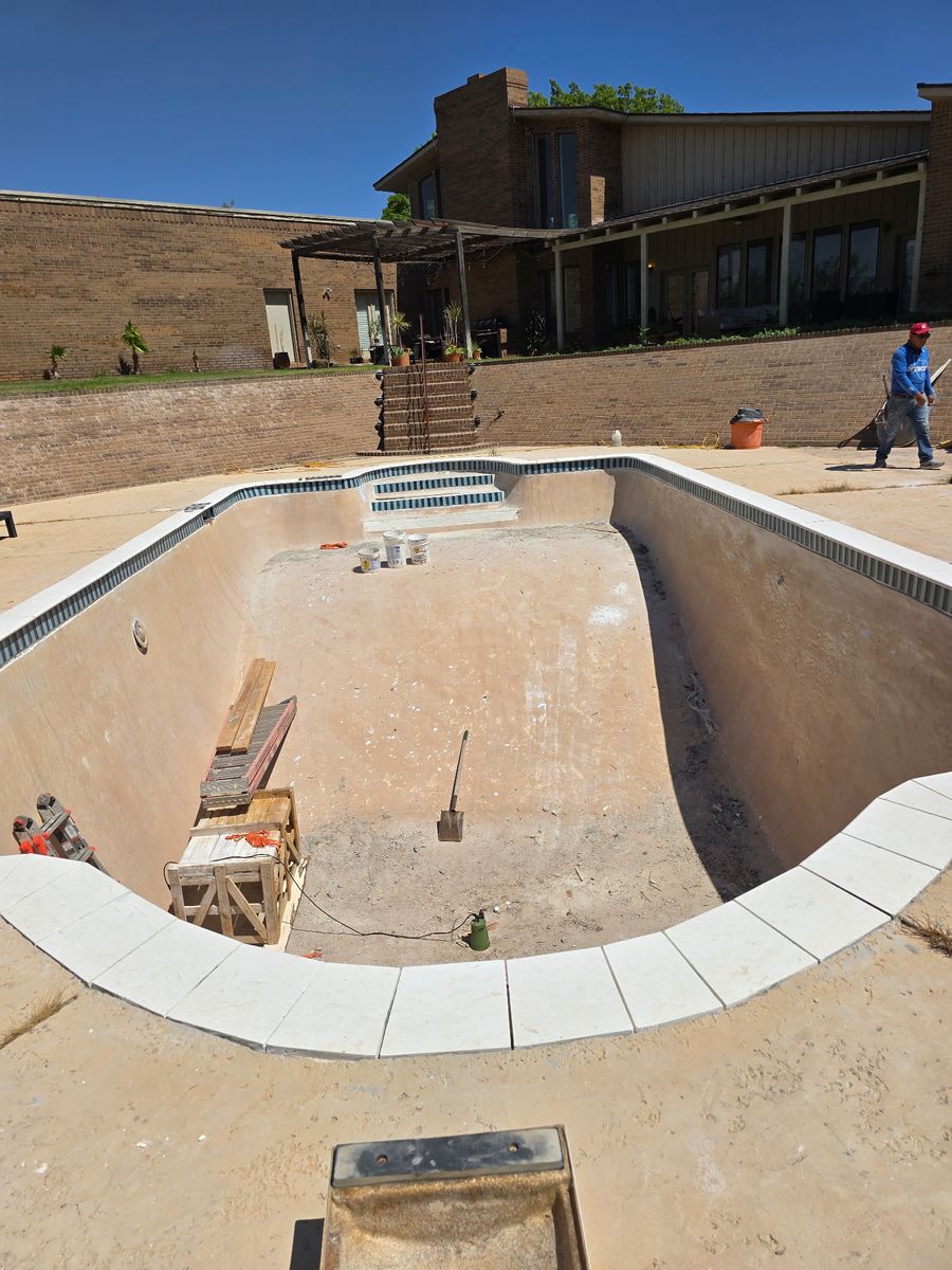 Pool Remodeling and Rennovation for JT Pools in Midland, TX