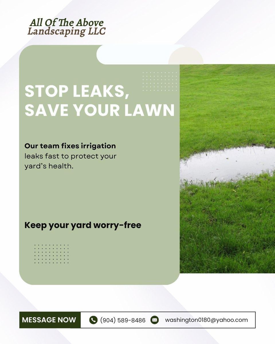 Irrigation System Repair for All of the Above Landscaping in Orange Park, FL