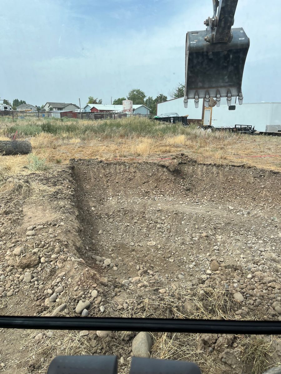 Site Preparation for SilverStone Excavation in Rigby, ID