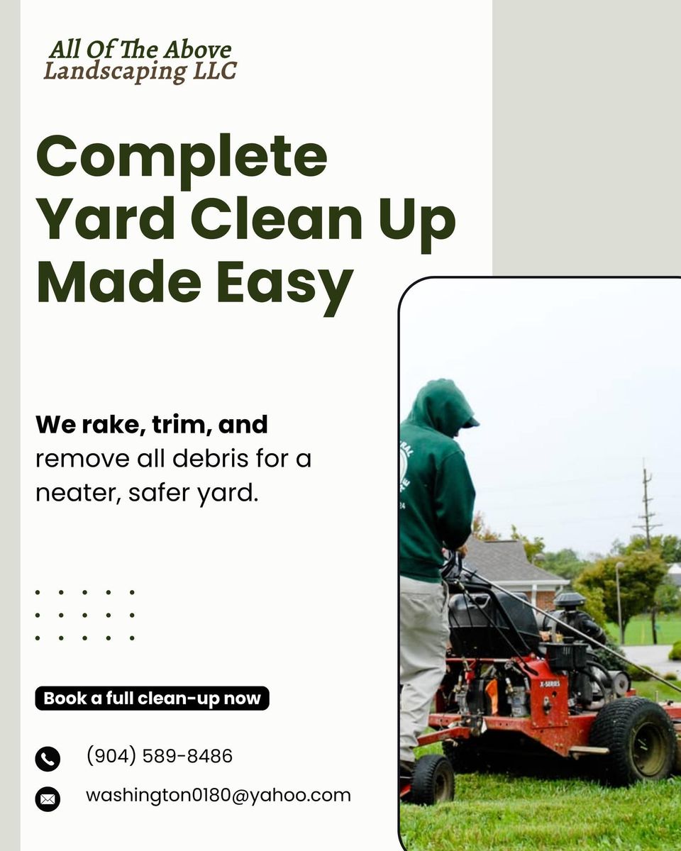 Tree Trimming & Removal for All of the Above Landscaping in Orange Park, FL