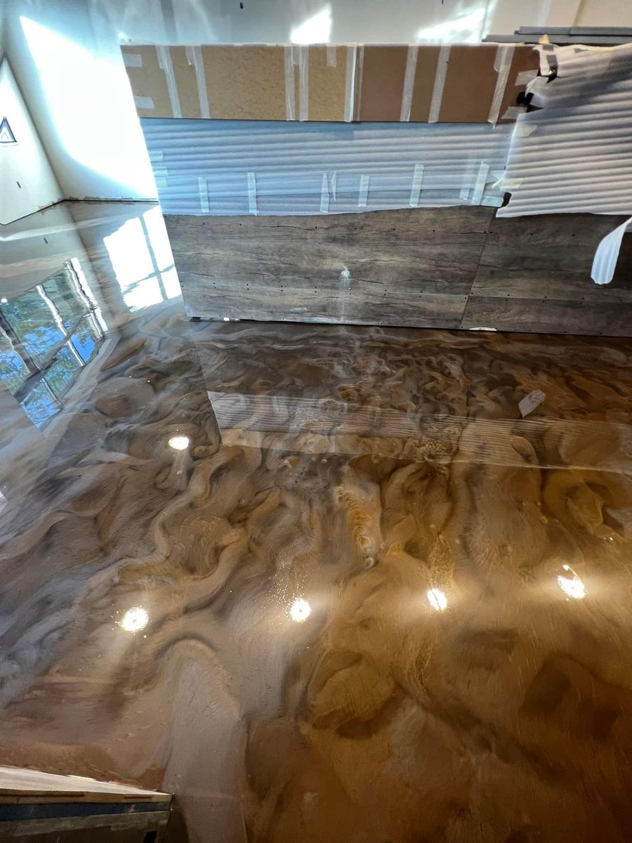 Epoxy Floor Coatings for Texas Curb N Borders in Houston, TX