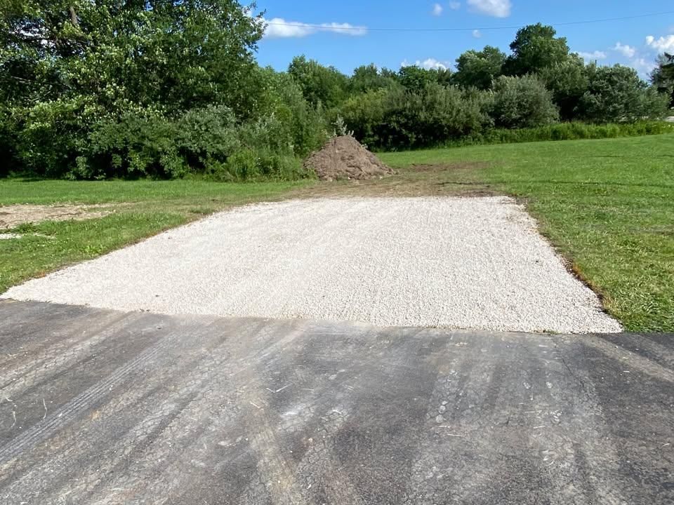 Shed Pad & Parking Area Installation for Seals Outdoor Services in Perrysville, OH