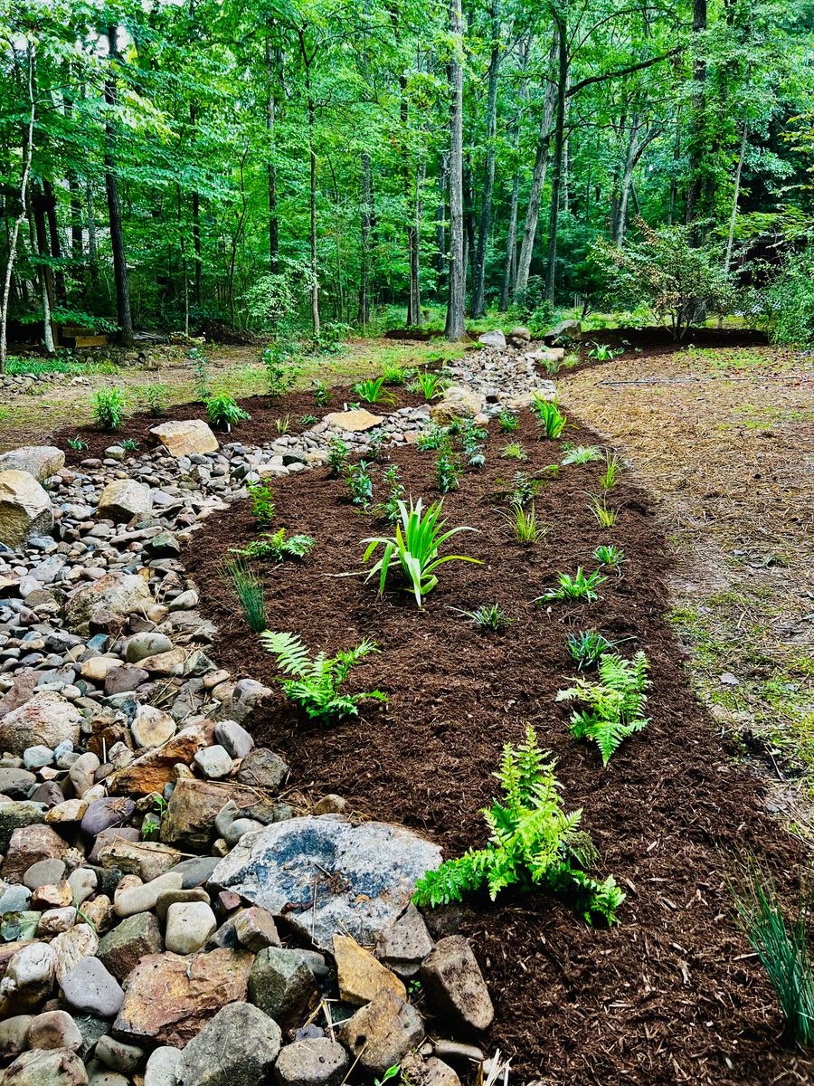 Landscape Design / Installations for Christina King Landscape Design in West Raleigh, NC