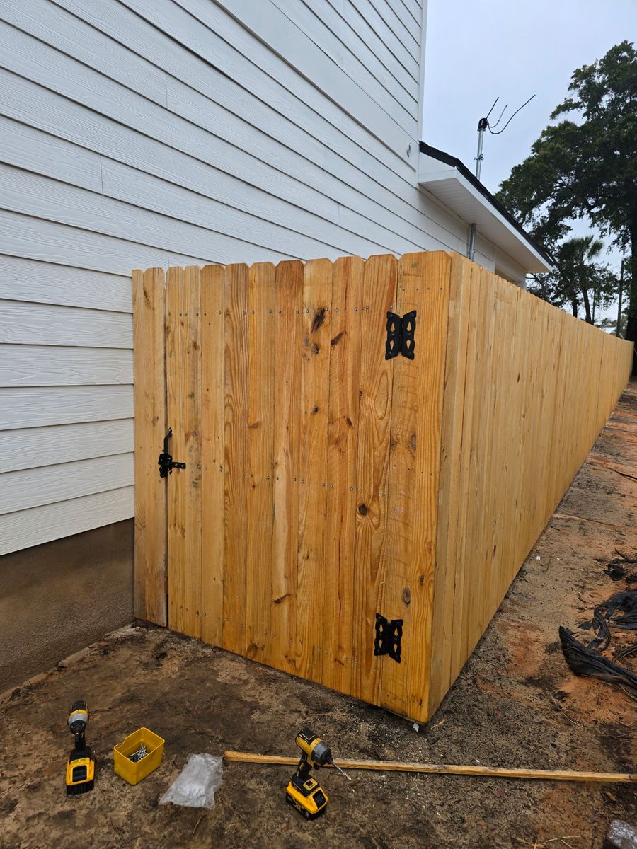 Fence Repair for Phillips Fencing Solutions in Pensacola, FL