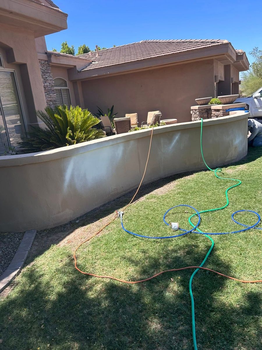 Retaining Wall Construction for Deserts Voice Construction in Queen Creek, AZ