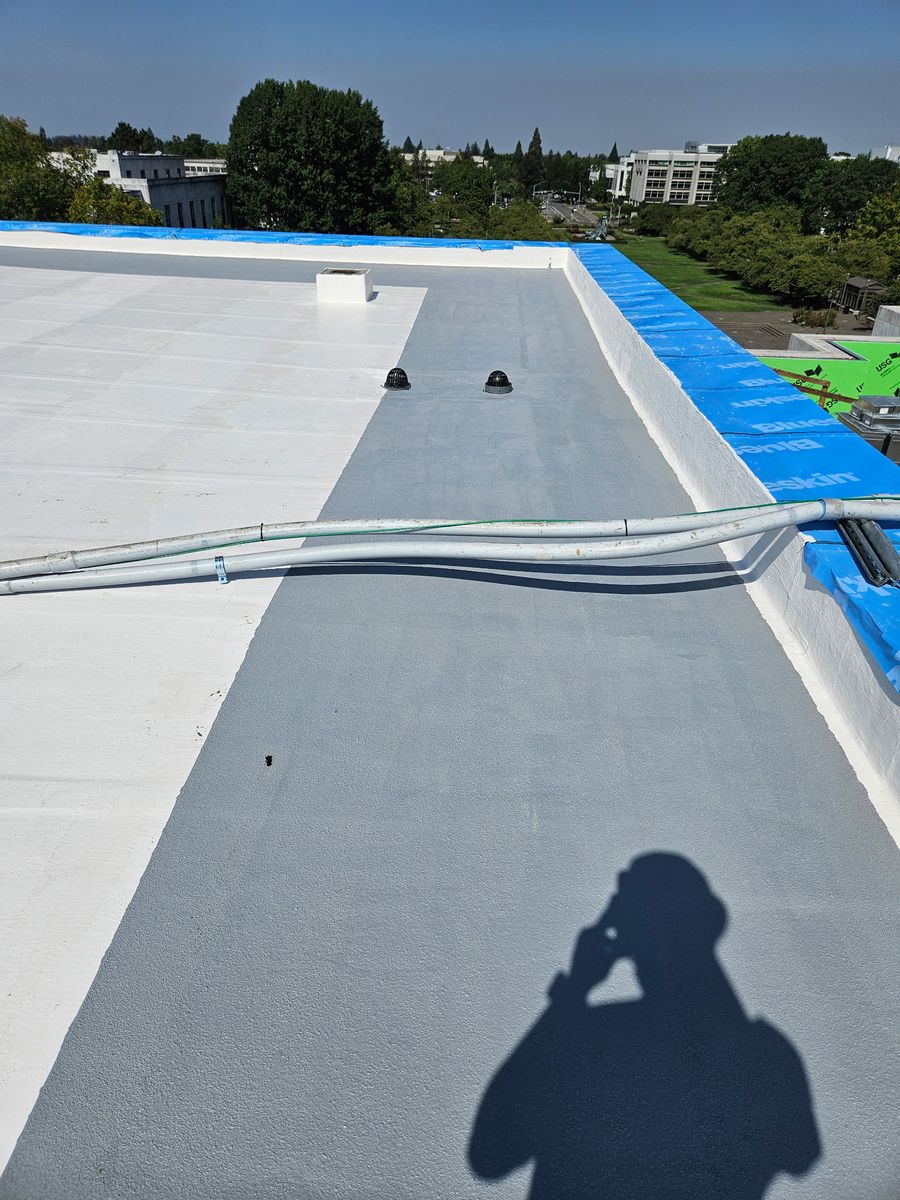 Fluid Applied Roofs for Anderson Roofing in Portland, OR