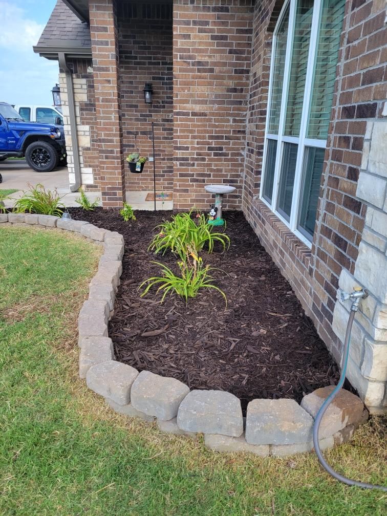 Landscape Design for R&M Lawn Services in Tulsa, OK