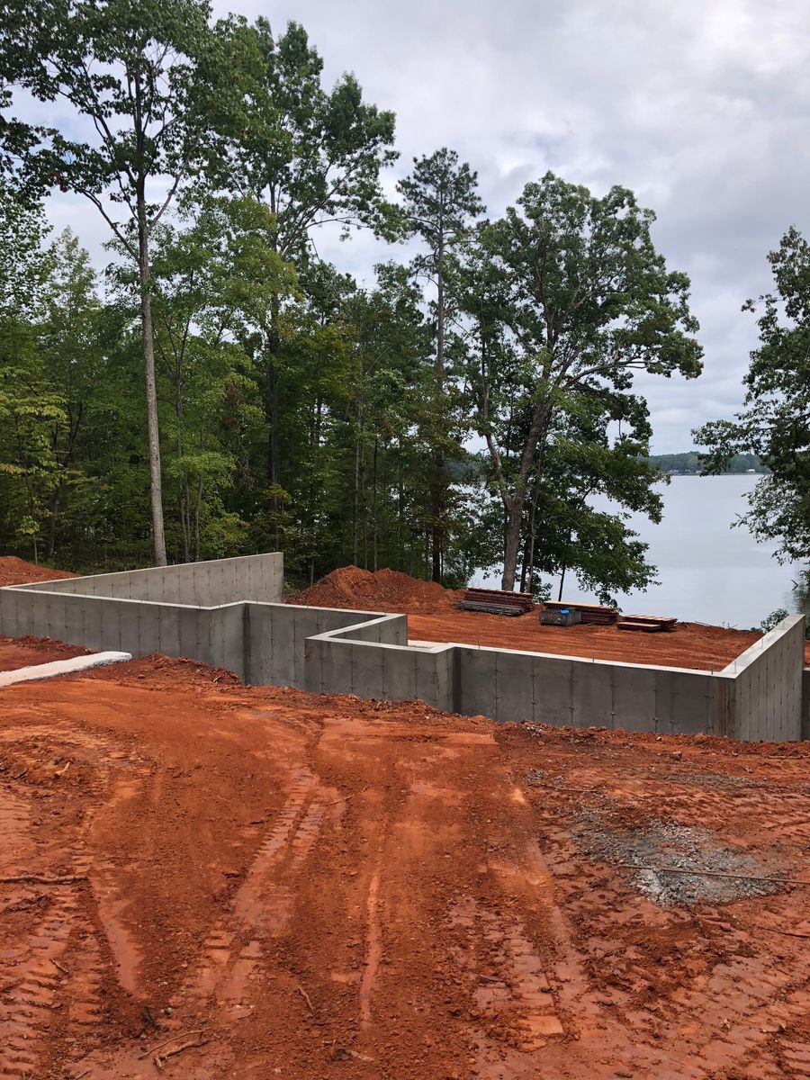 Poured Concrete Walls for Baer & Sons Concrete in Greenwood County, SC