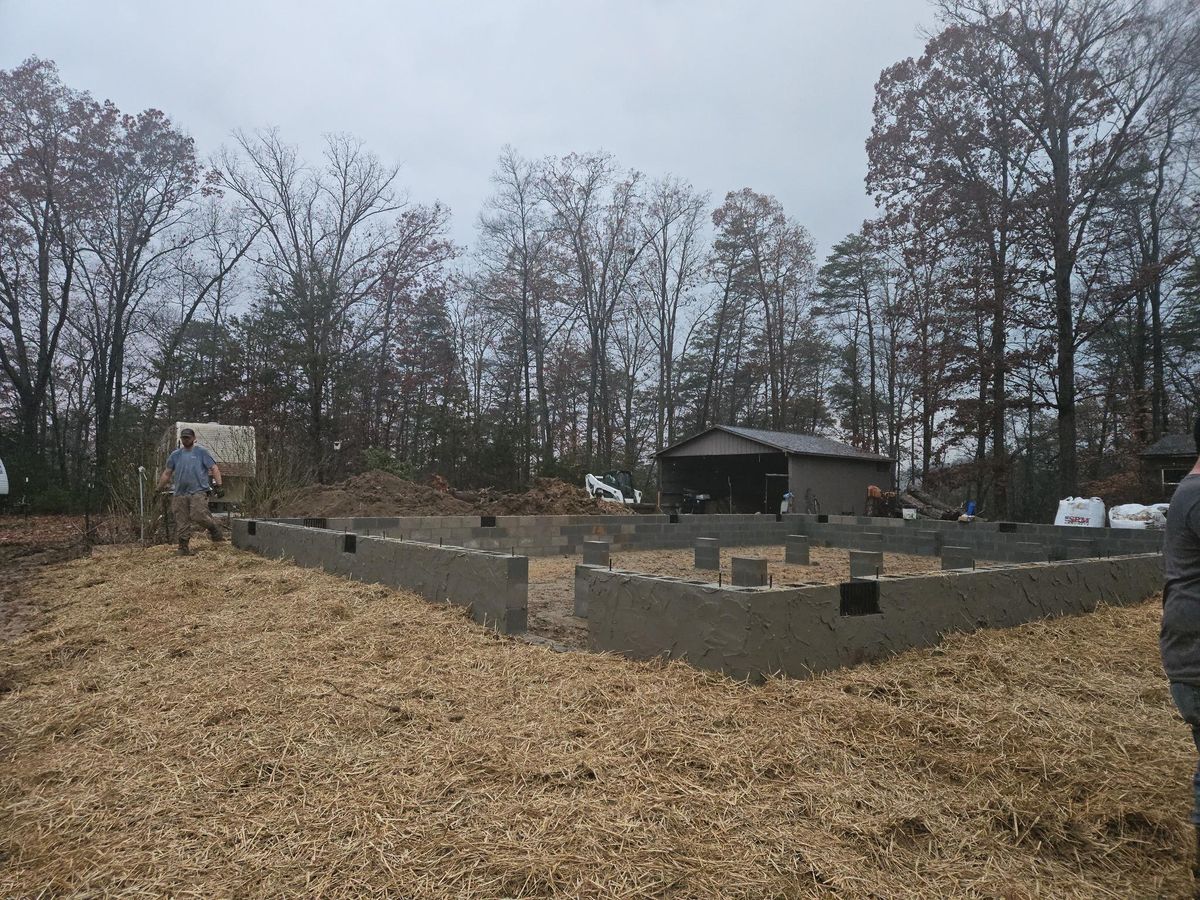 Foundation Digging for Bledsoe & Sons Excavating and Developing in Dandridge, TN