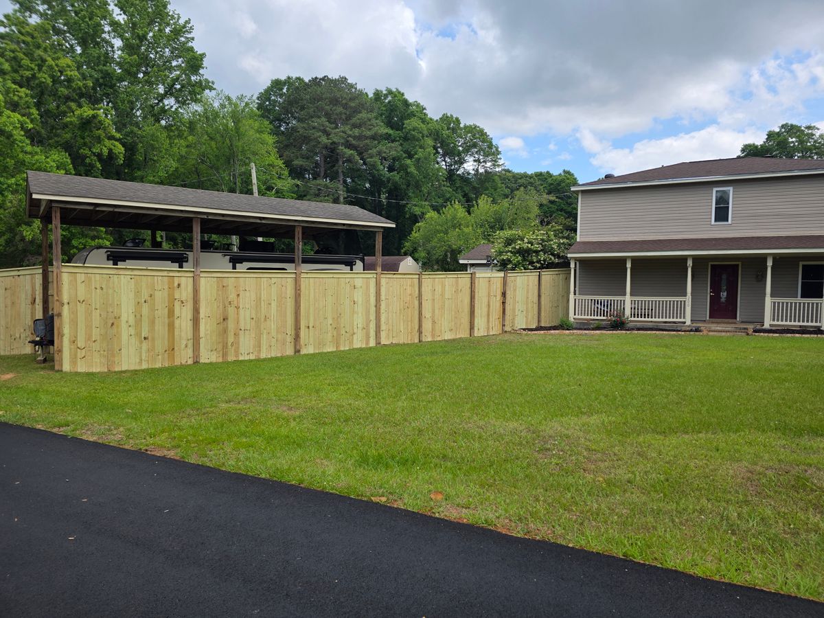 Fence Installation for Pine Belt Fence in Hattiesburg, MS