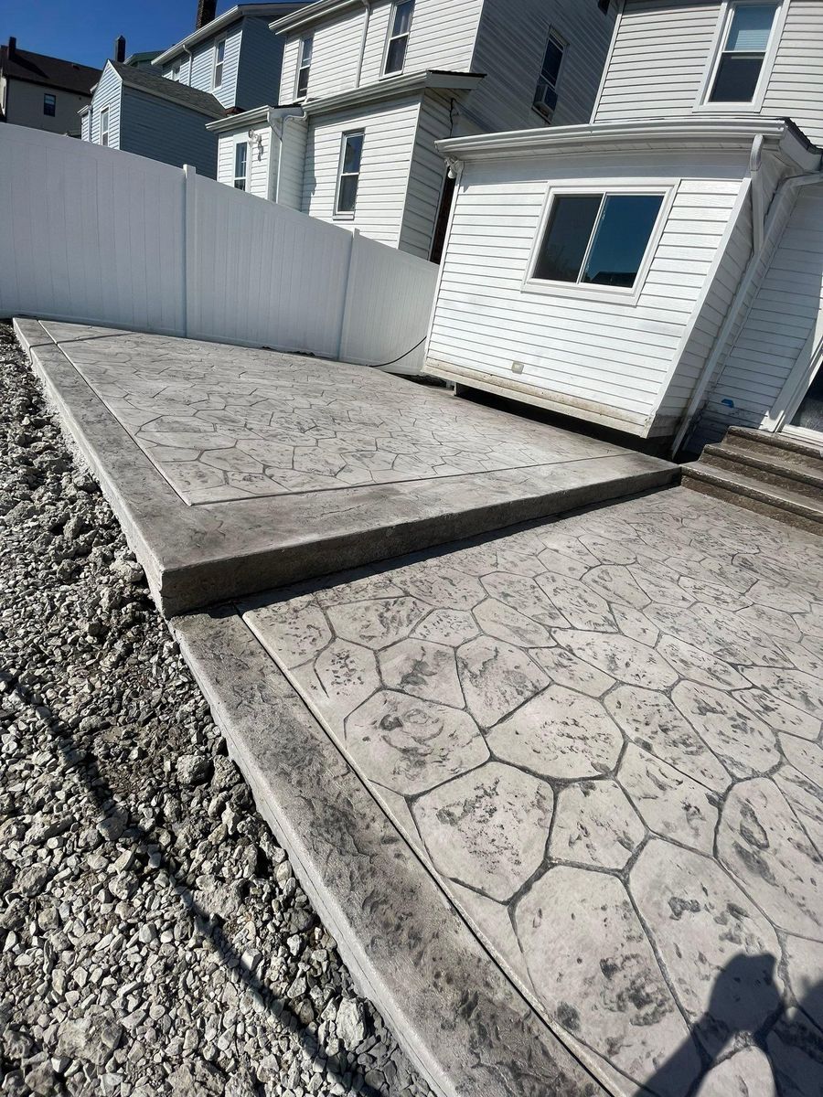 Concrete Driveway Installation for STS Custom Concrete in Butler County, PA