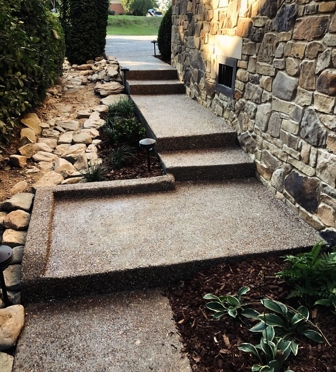 Natural Stone Hardscape for CSS Renovations in Huntsville, AL