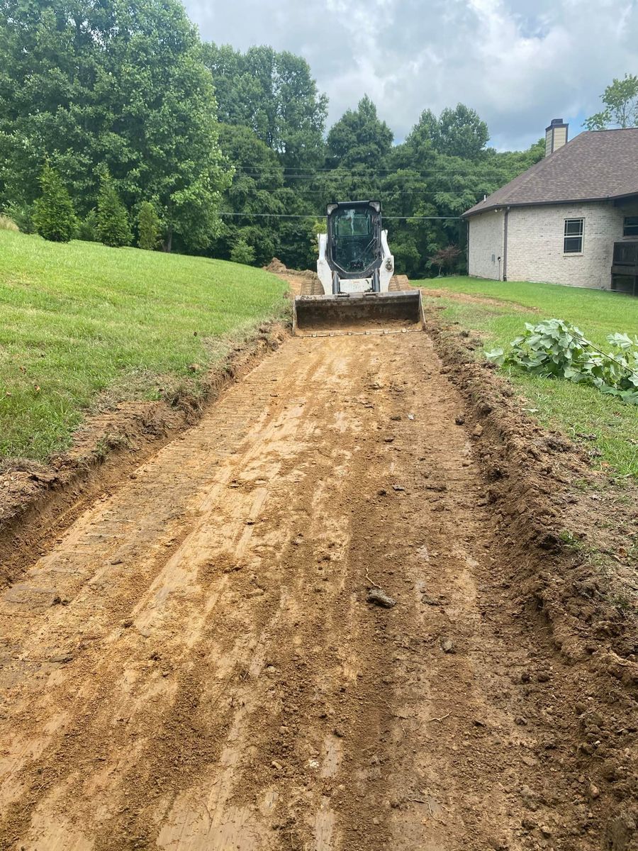 Land Grading for Real Deal Lawn Care in Goodlettsville, TN