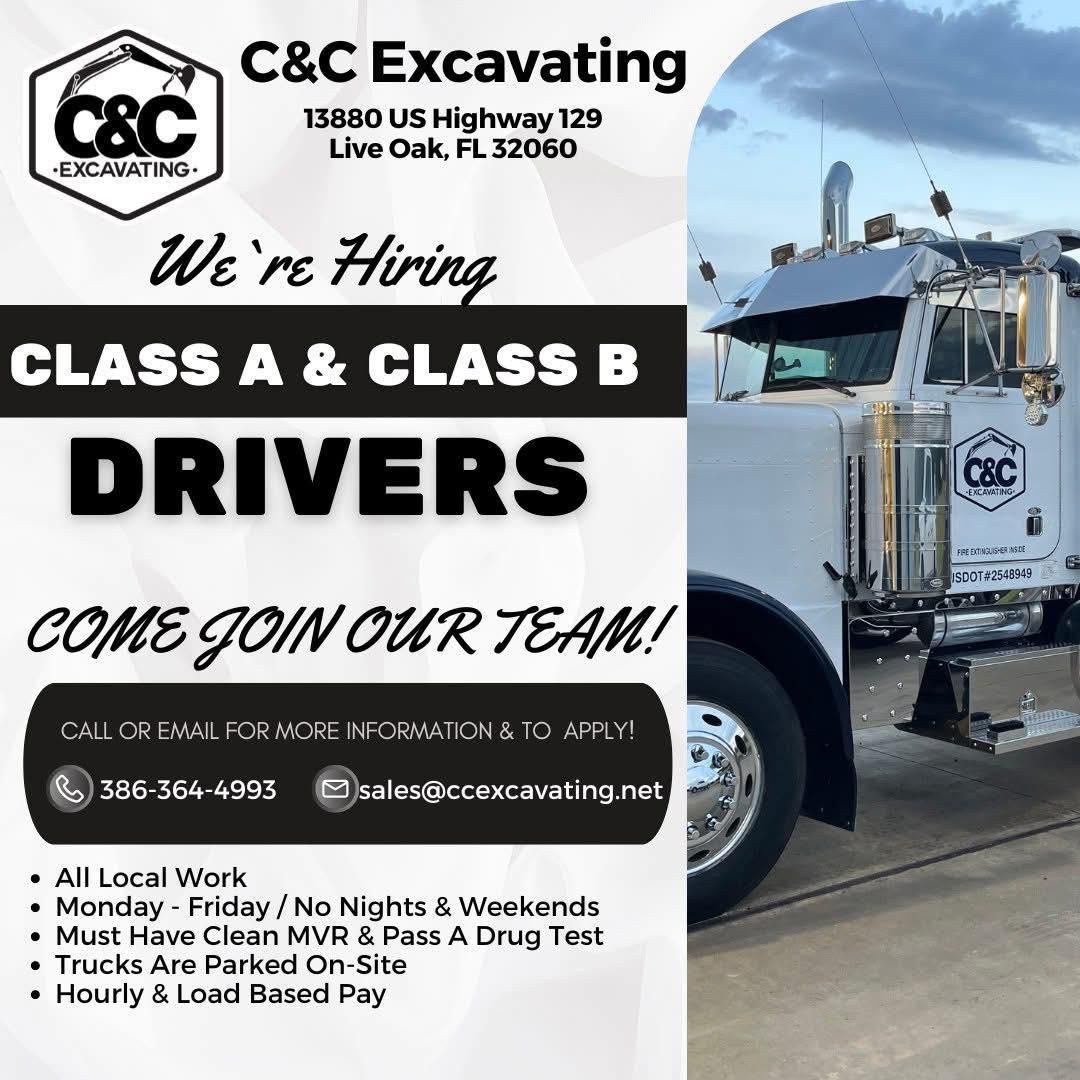 Other Services for C&C Excavating in Live Oak, FL
