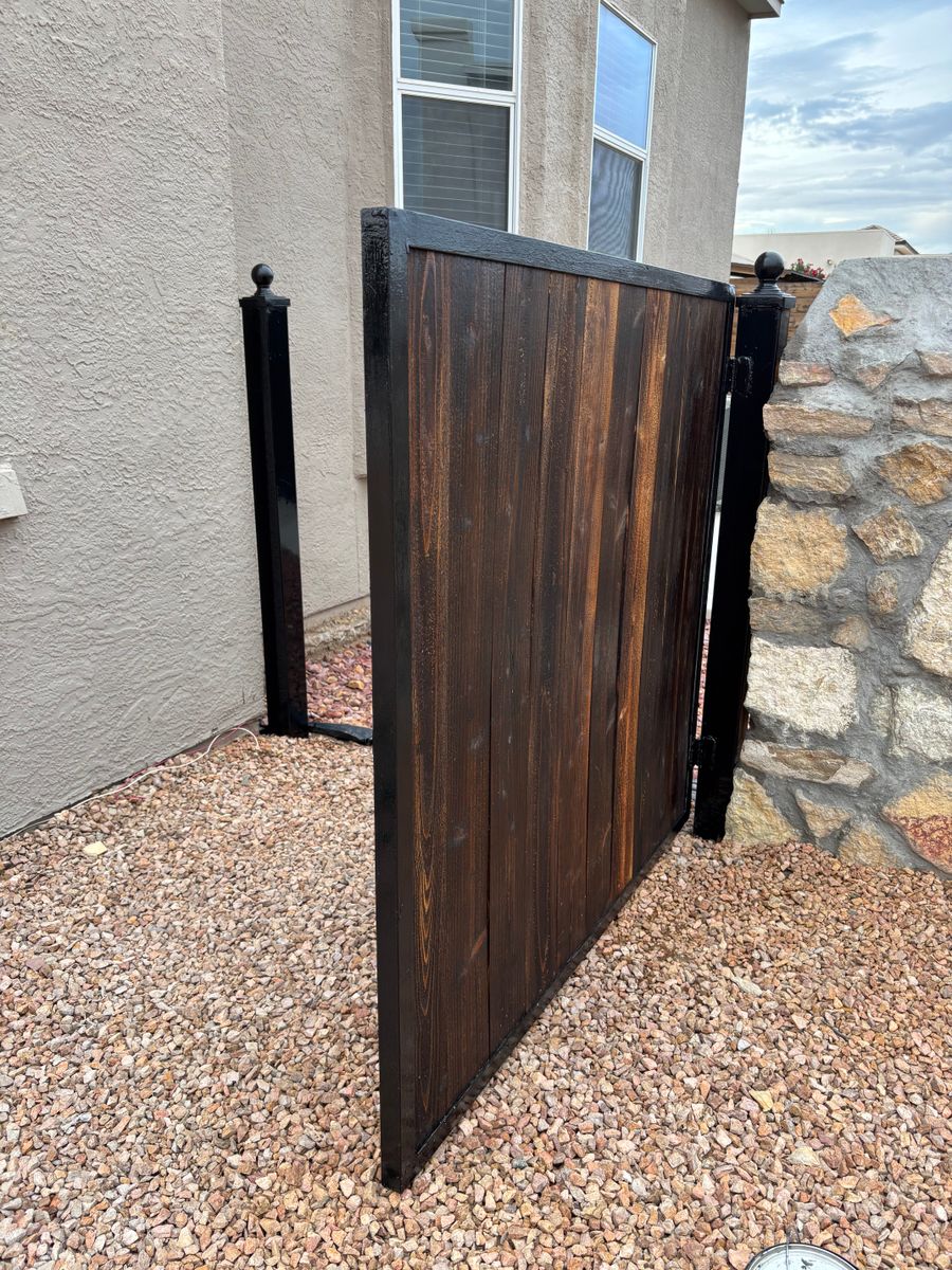 Privacy Fence and Gates for Gordo’z Concrete & Maintenance in El Paso, TX