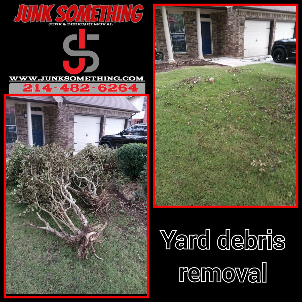 Yard Waste Removal for Junk Something llc in Dallas, TX