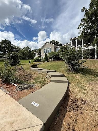 Stair Design & Installation for Modern Concrete LLC in Lowell, AR