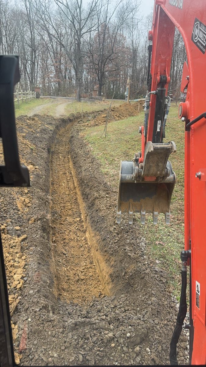 Foundation & Footer Excavation for Tri County Enterprises in Benton, PA