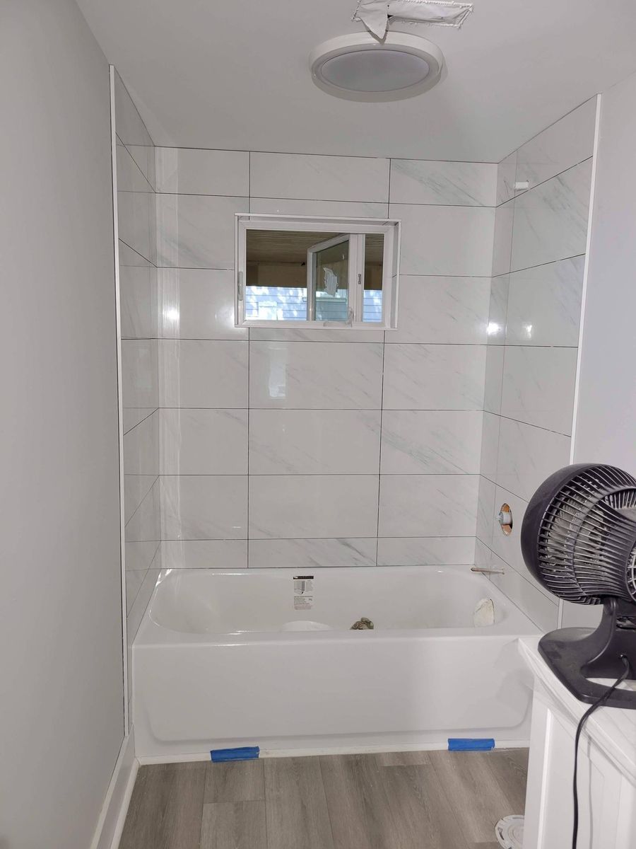 Tile Installation for GVL Renovations in Greenville, SC