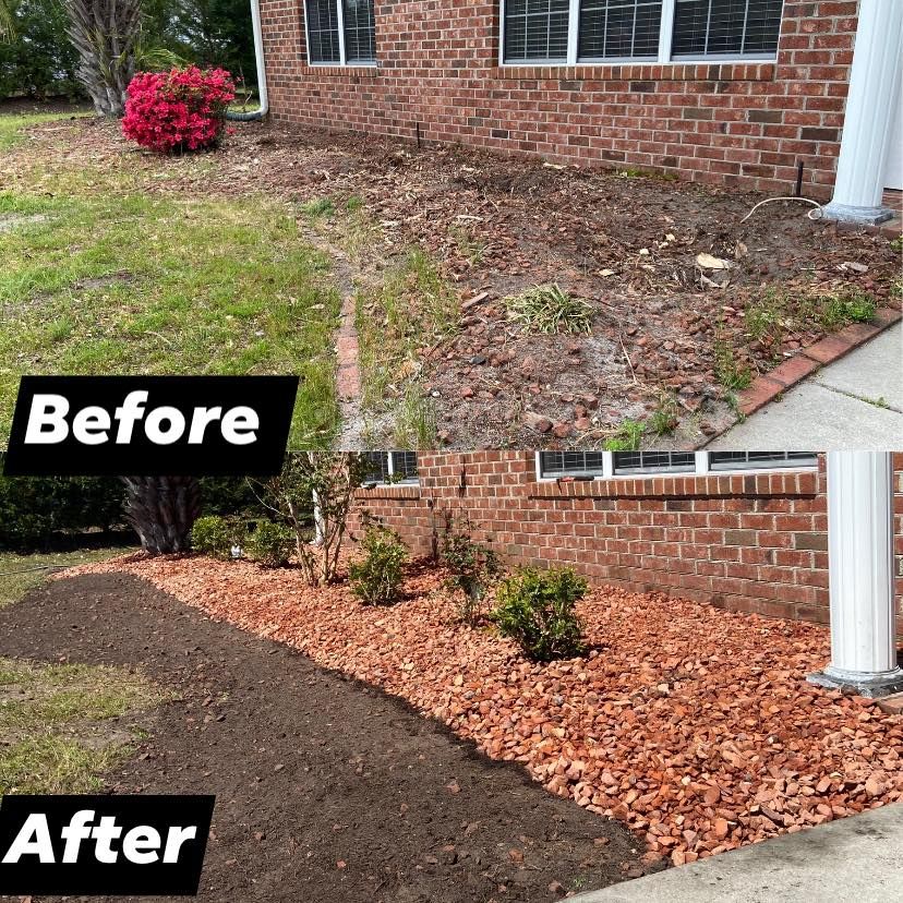 Mulch Installation for Greater Power Landscaping in Aynor, South Carolina