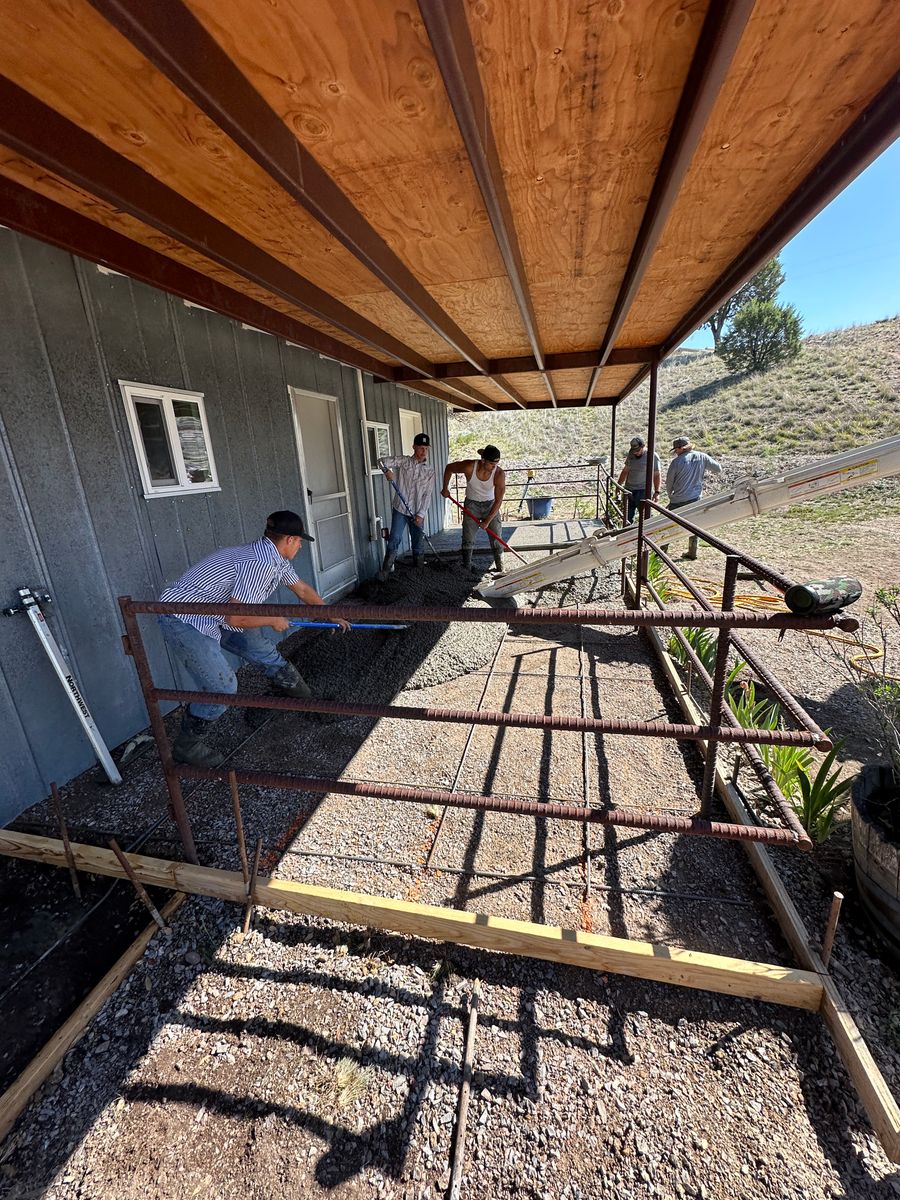 Patio Design & Installation for American Concrete Placement in Camp Verde, AZ