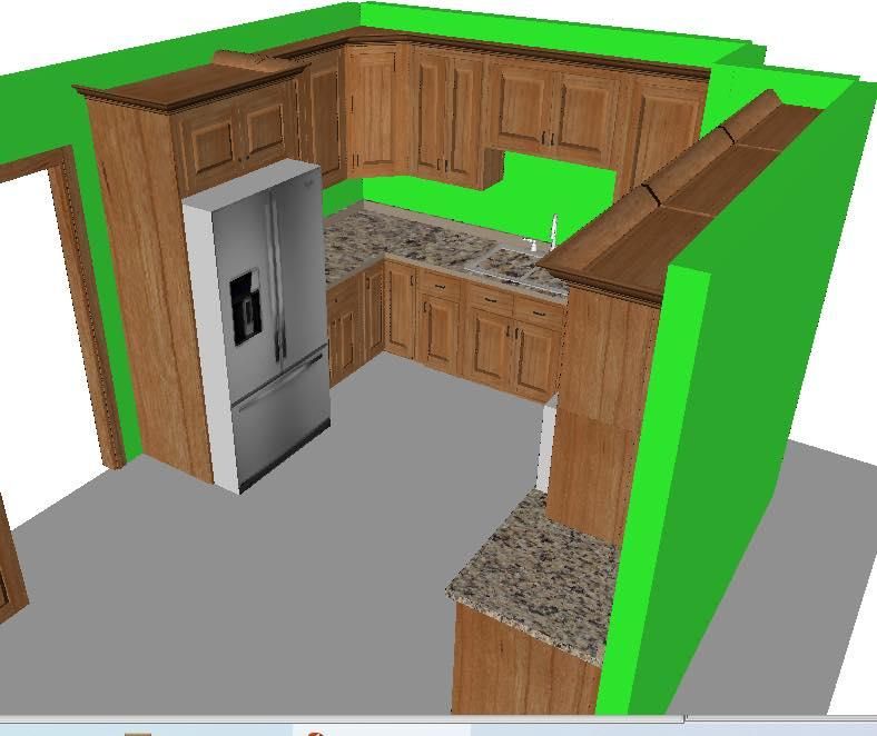 Kitchen design and remodeling for Xotic Ps LLC in Titusville, FL