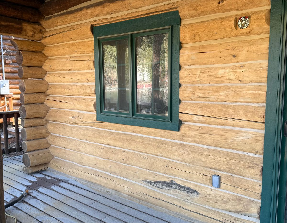 Log Home Chinking for True Blue Logworks LLC in Corvallis, MT