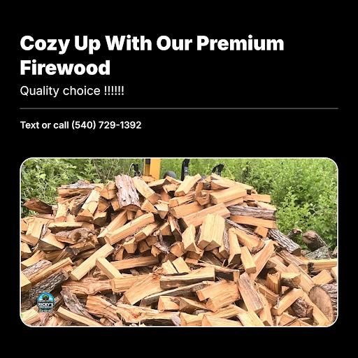 Firewood for Ricky's Tree Service & Property Care in Orange, VA