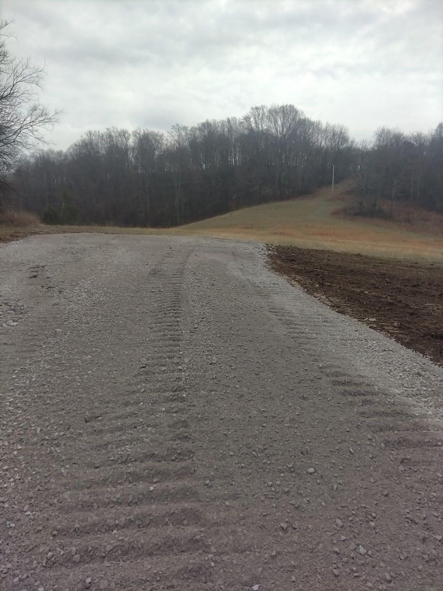Roadbeds for King of Dirt in Cornersville, TN