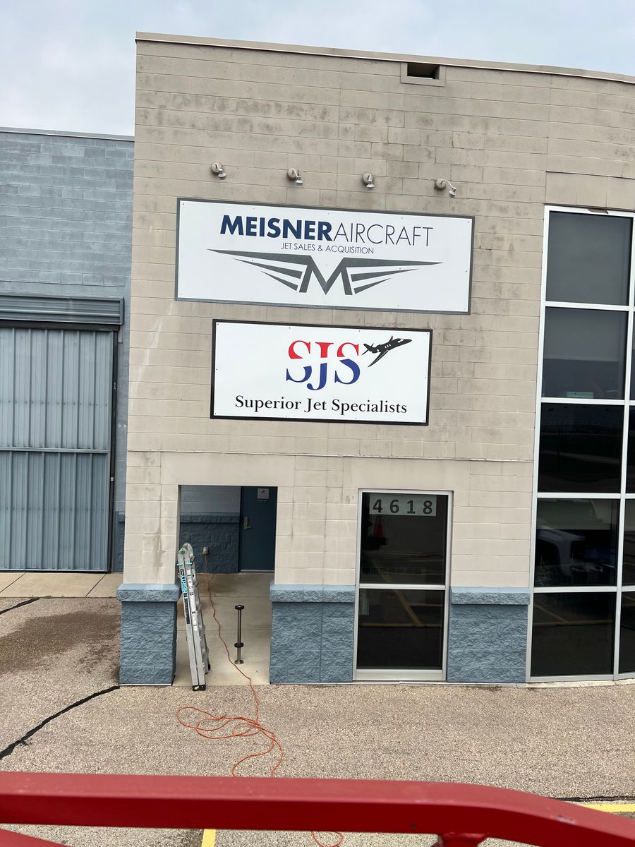 Custom Sign Installation for MTZ Signs in Janseville, WI