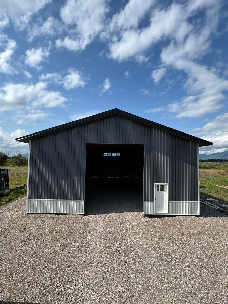 Pole Barn Construction for Rocky Mountain Shed Builders in Whitefish, MT