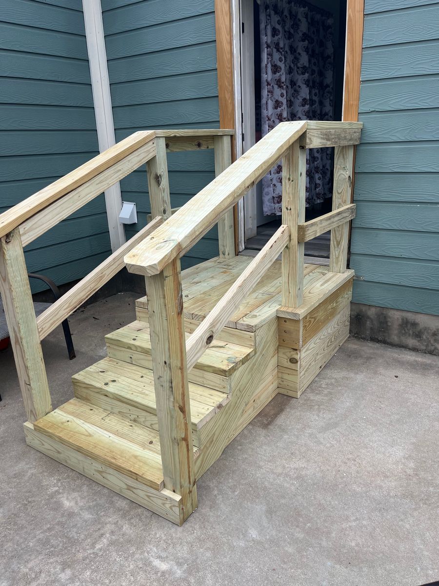 Decks & Handicap Ramps for BAKER Carpentry in Joshua, TX