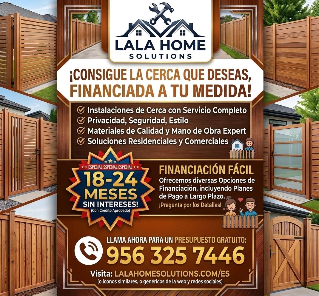 Fencing for Lala Home Solutions in San Juan, TX