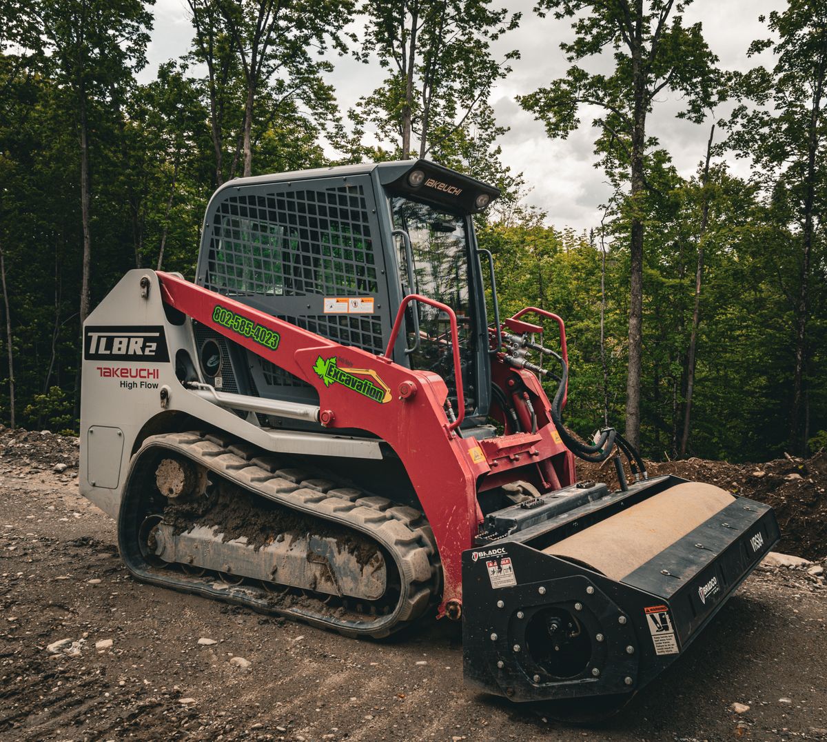 Skid Steer Work for Andy Naylor Excavation in Stowe, VT