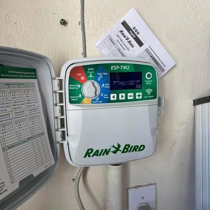 Time Clock Replacements for The Sprinkler Lady LLC in Port Orange, FL