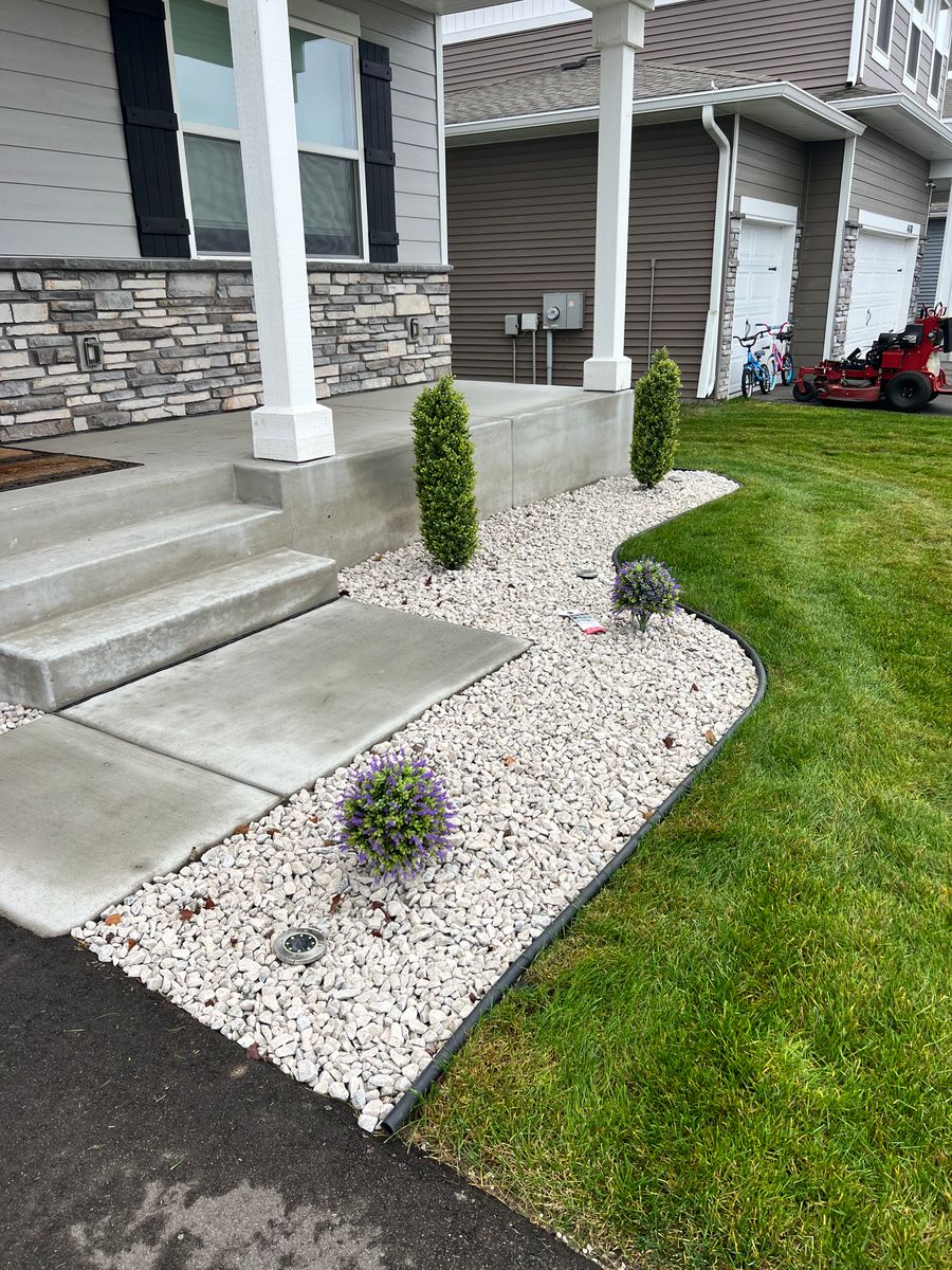 Landscaping for Luke's Lawn Care and Landscape in Andover, MN