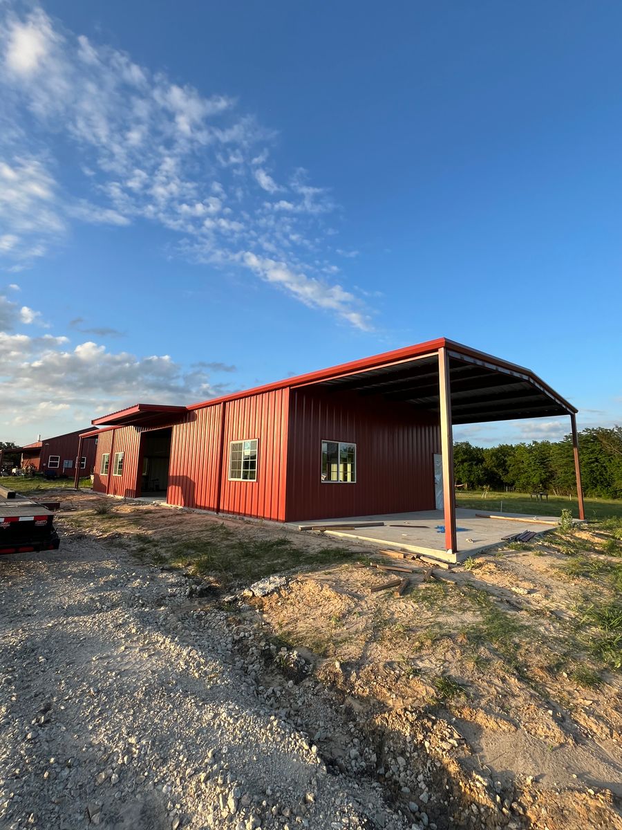 Custom Metal Buildings for CR Fabrication in Royse City, TX
