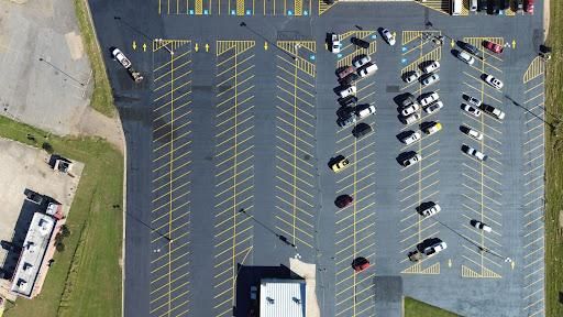 Parking Lot Striping for Straight Line Striping in Little Rock, AR