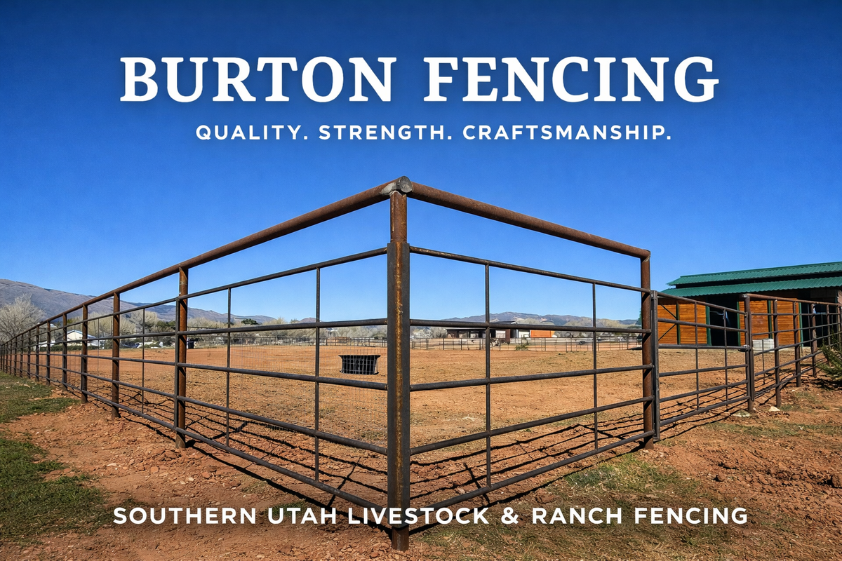 Fence Installation for Burton Fencing in Parowan, UT