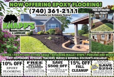 Patio Design & Construction for Knapps Landscaping and Lawn Care in Marion, OH