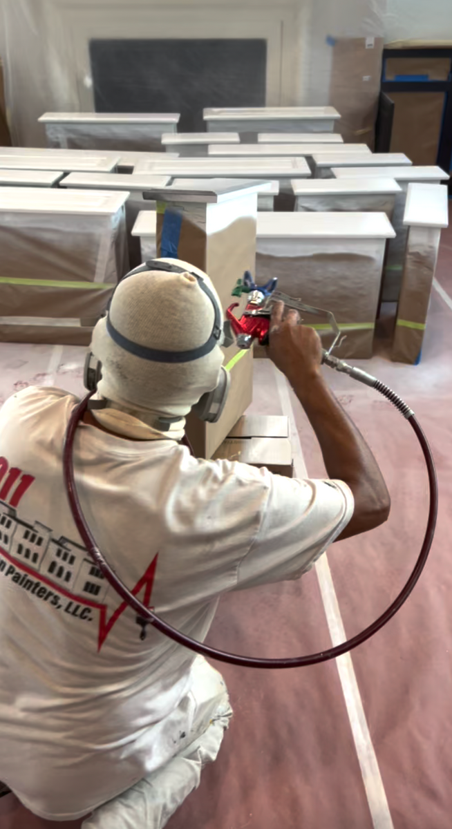 Kitchen Cabinet Painting for 911 Painters in Houston, TX
