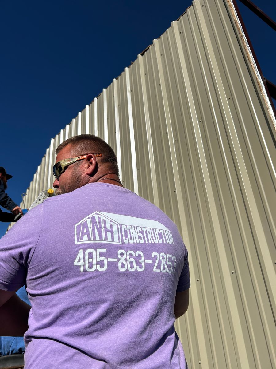 Oklahoma Residential Steel Buildings ( shops, Barndominiums, add-ons) for A-N-H Construction LLC in Oklahoma City, OK