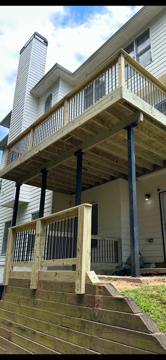 Deck and Patio Construction for JDP Construction Group in McDonough, GA