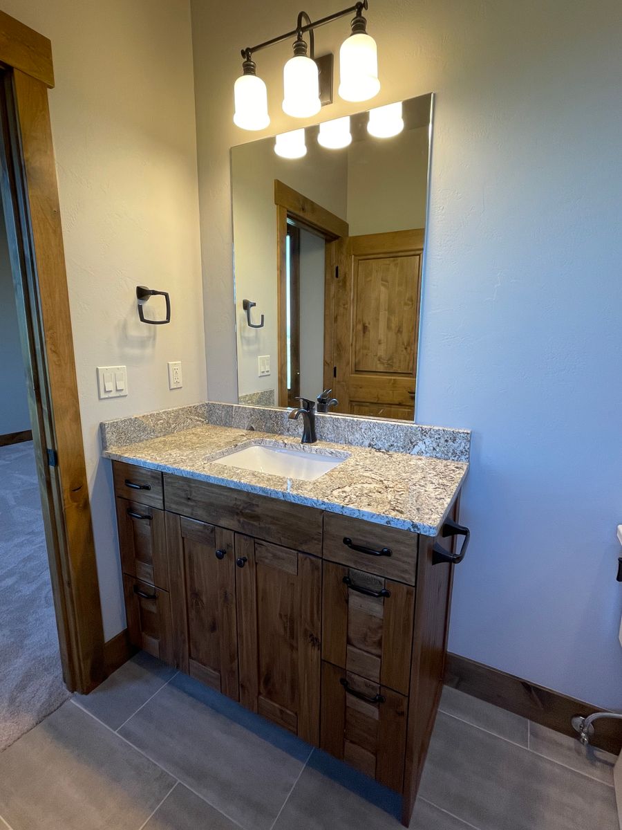 Bathroom Renovation for Holden Custom Homes in Kalispell, MT